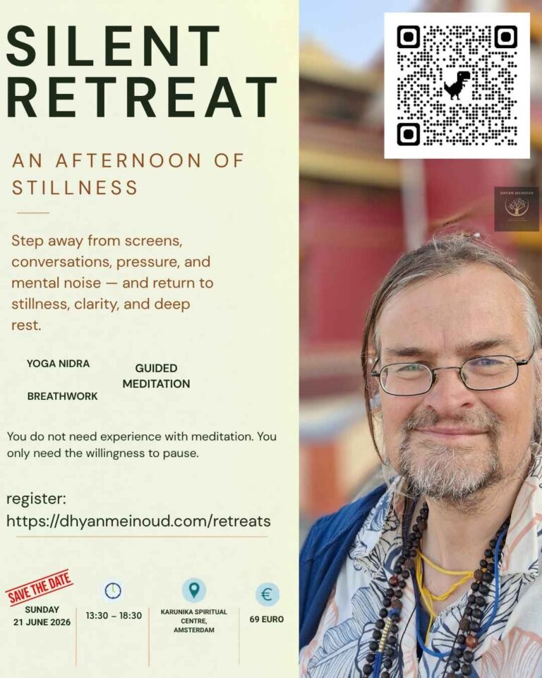 Silent afternoon retreat