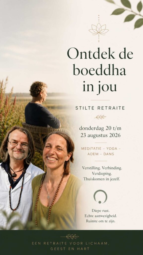 Zomer stilte retraite 20 tm 23 augustus 2026